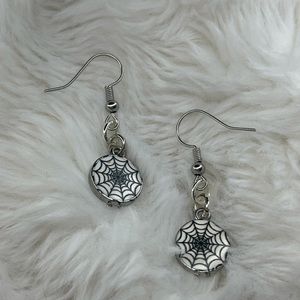 Handmade Spider Webb Earrings